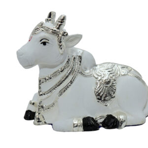 White  marble cow