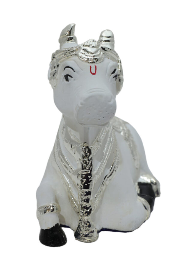 White  marble cow - Image 4