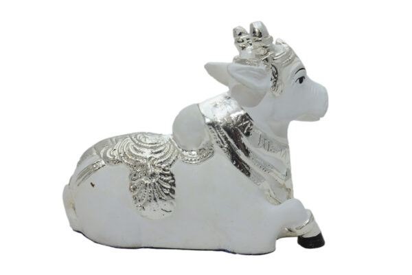 White  marble cow - Image 3
