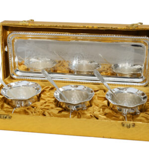 3 piece bowl tray set