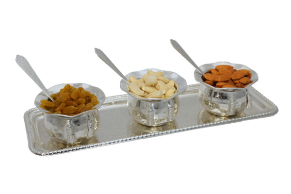3 piece bowl tray set - Image 3