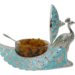 Peacoc dry fruit bowl