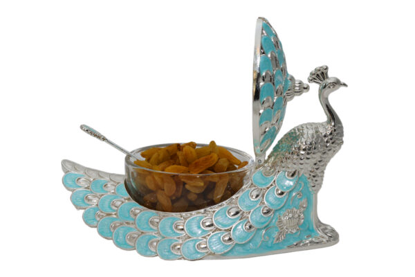 Peacoc dry fruit bowl