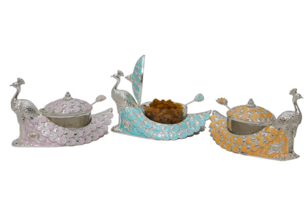 Peacoc dry fruit bowl - Image 5