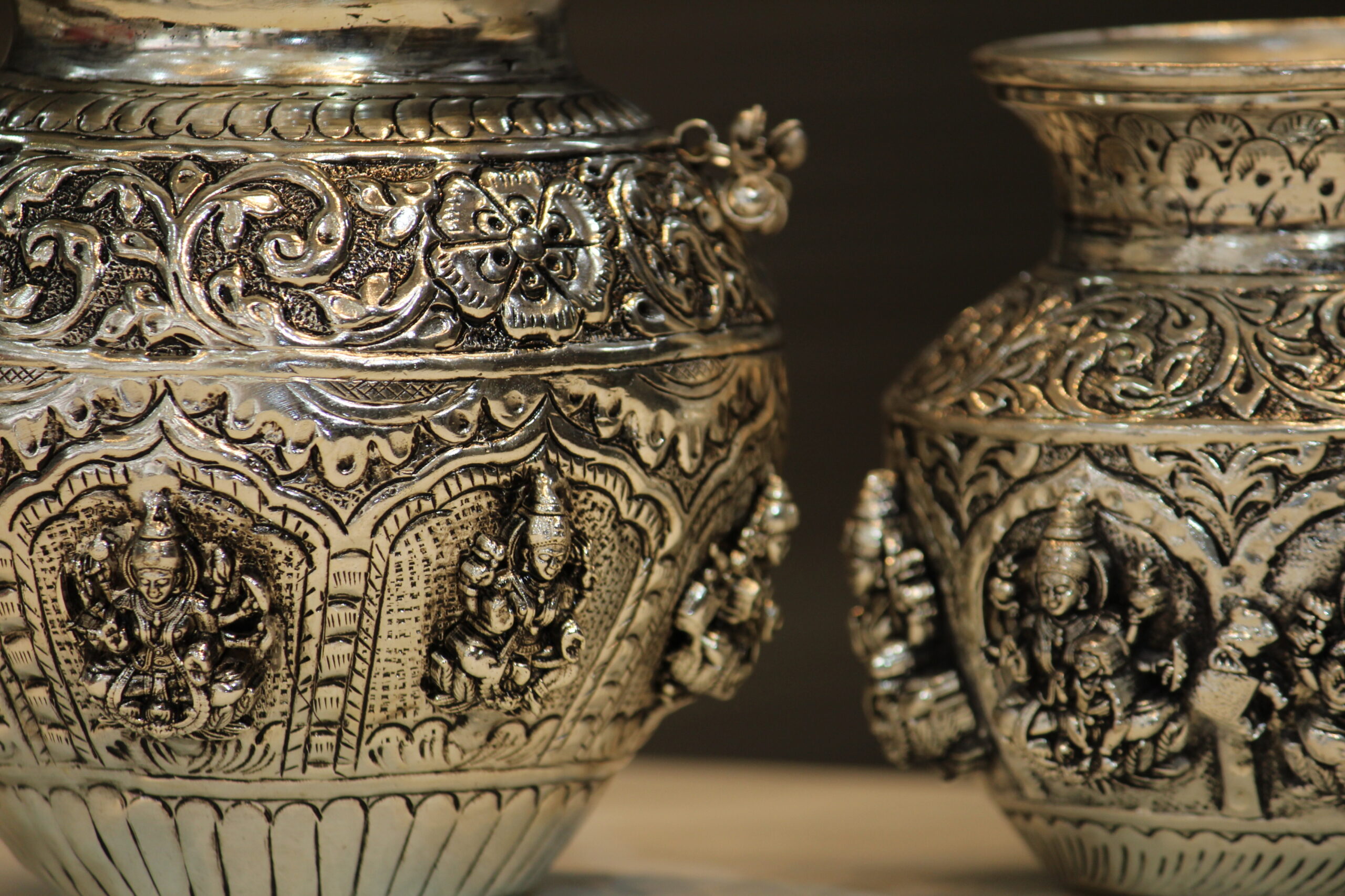 SILVER POLISH ASTMUKHI LOTA PAIR - Image 2