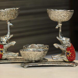 HAND MADE ELEPHANT PAIR FOR DRYFRUIT